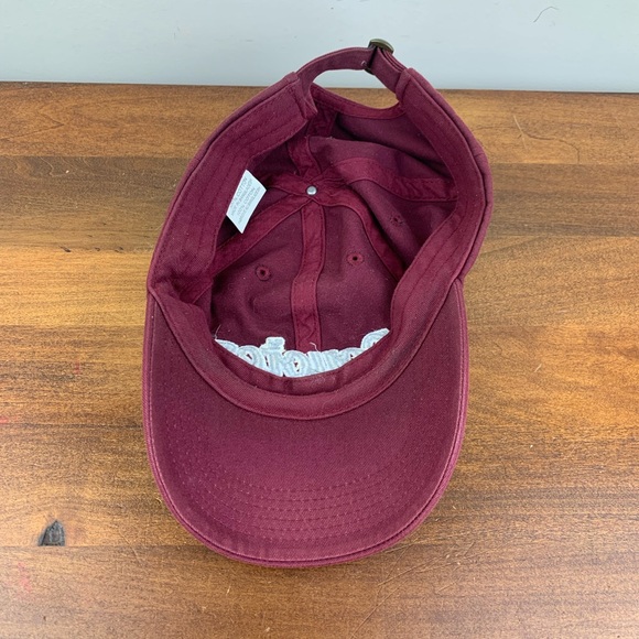 Arizona Coyotes NHL Hat Cap Spellout Paw Strapback Adjustable Maroon Silver - Picture 6 of 8